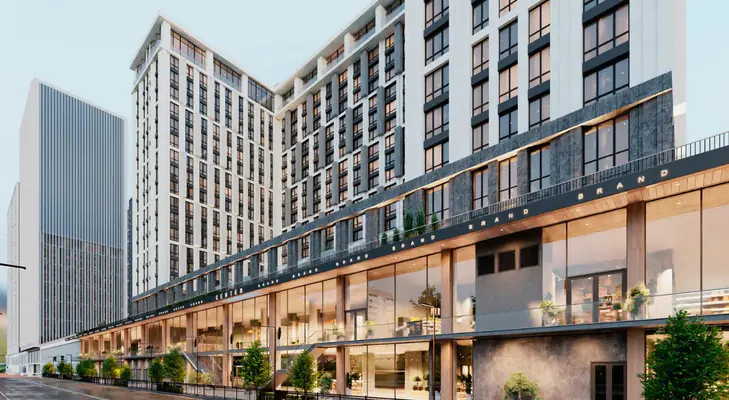 ЖК Фридом стилобат 