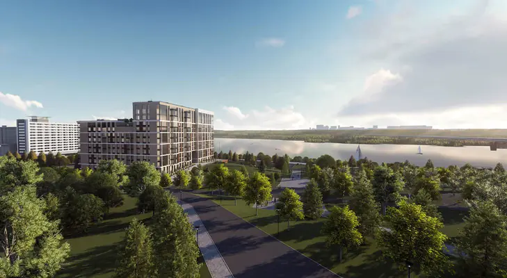 ЖК Михайловский вид издалека