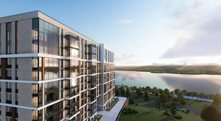 ЖК Михайловский вид на реку