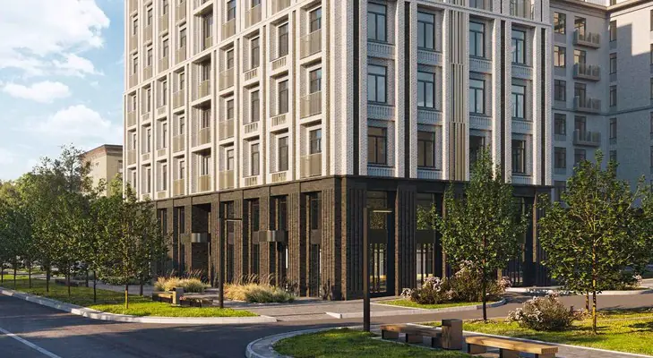 ЖК Наследие Территория у дома