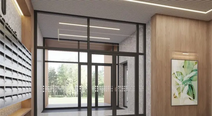 ЖК Одоевского светопрозрачная входная группа