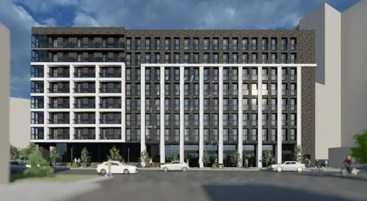 ЖК Пилигрим вид с ул. Шамшурина