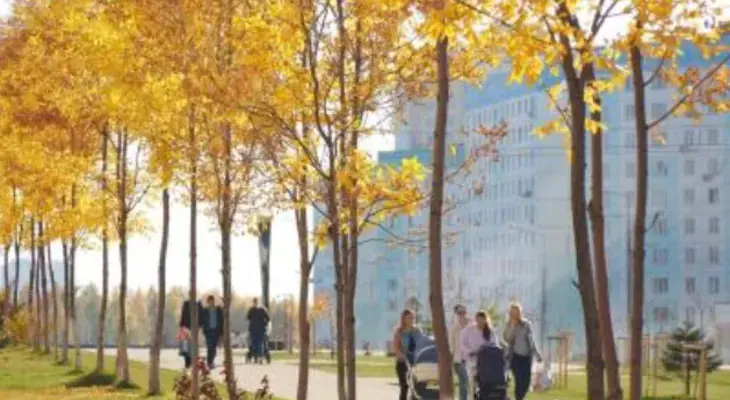 Пешеходные дорожки в ЖК Плющихинский 