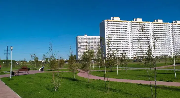 ЖК Радуга Сибири два дома комплекса
