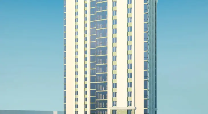 ЖК Топаз Вид на дом сбоку