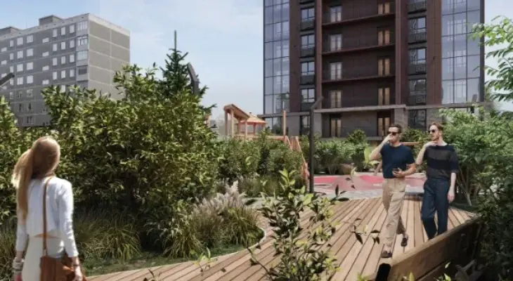 ЖК Виноград места для отдыха во дворе