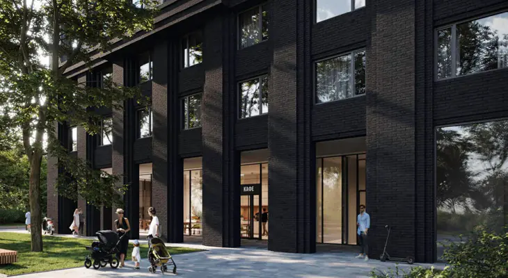 ЖК Зое уютное кафе на территории комплекса 