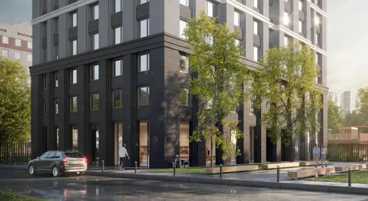 ЖК Зое подъезд к дому